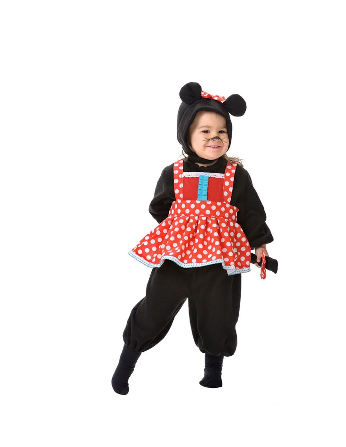 Disfraz de Minnie Mouse para niña, mujer y bebé