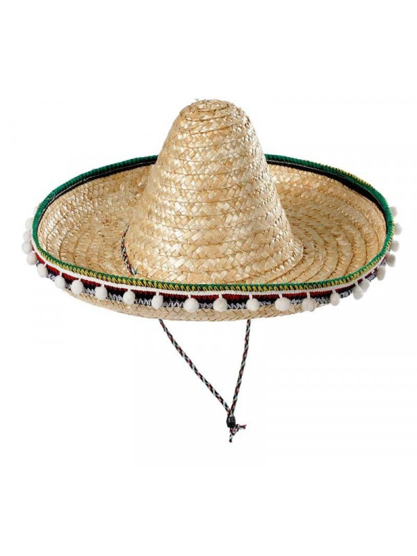 sombrero mejicano adulto 55cm-sombreros-gorro mexicano,gorro mejicano,gorro...