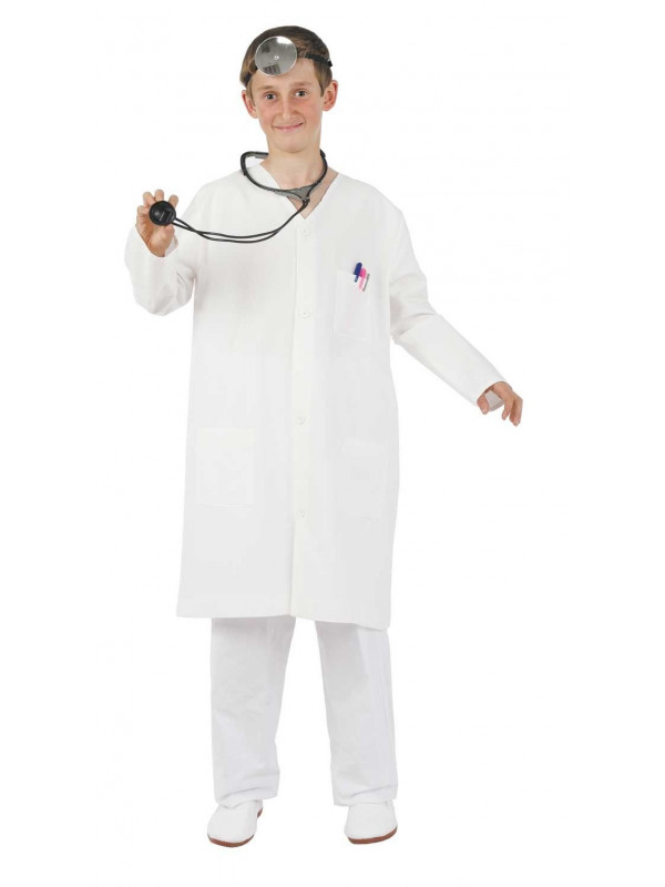 Bata blanca infantil médico doctor