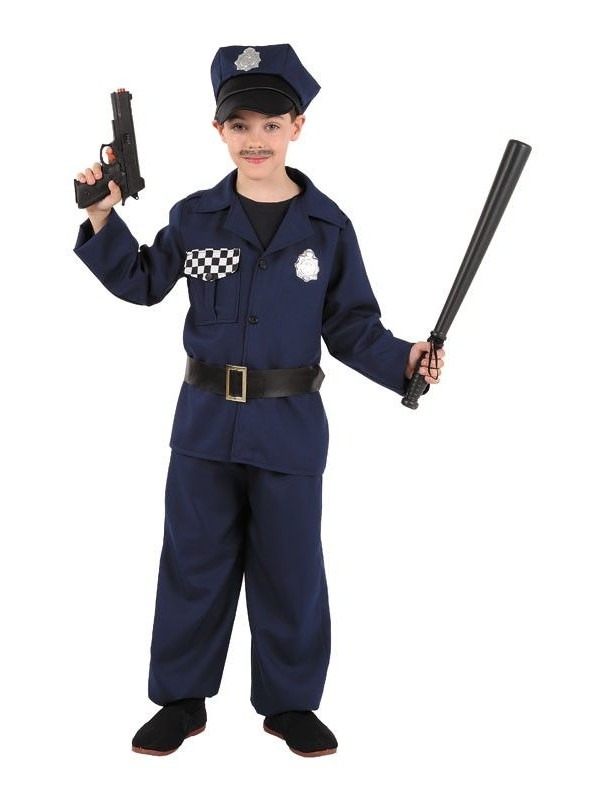 Mencionar Resbaladizo Niños Disfraz de policía para niño - Comprar en Tienda Disfraces Bacanal