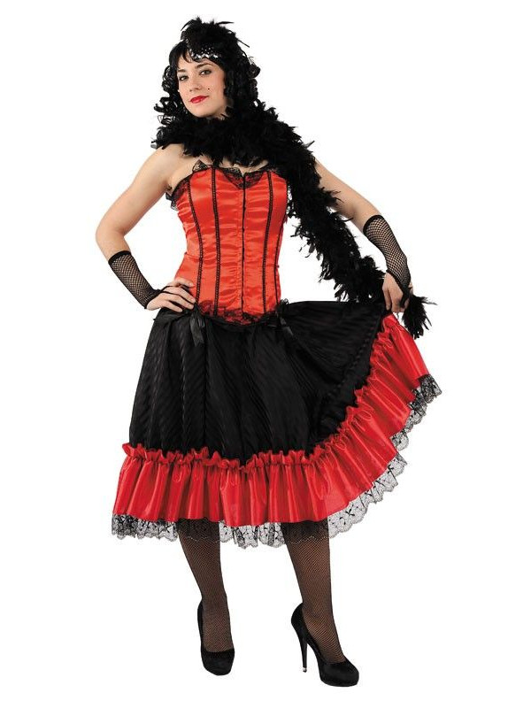  Can Can Can Saloon - Disfraz de Moulin Rouge para niña