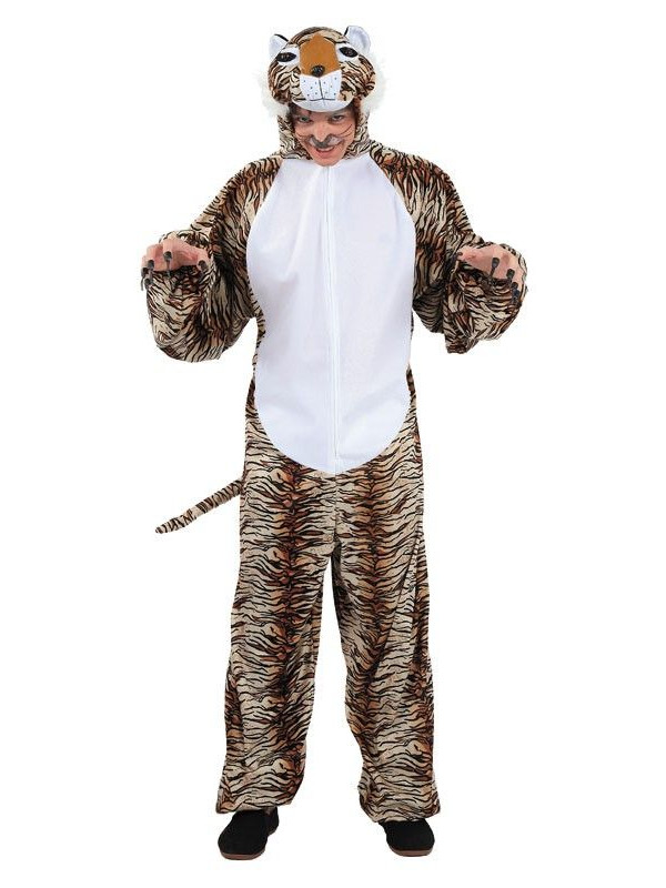 observación Ligeramente materno Traje disfraz de tigre para adulto - Comprar en Tienda Disfraces Bacanal