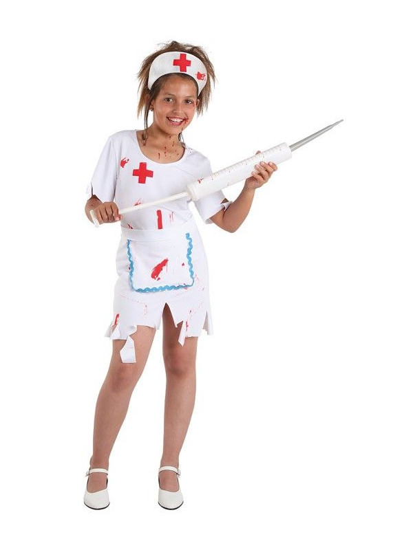 Por qué no flojo A veces a veces Disfraz enfermera halloween niña - Comprar en Tienda Disfraces Bacanal