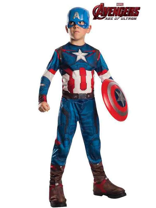 Sin dormitar Inconcebible Disfraz de Capitán América para niño - Comprar en Tienda Disfraces Bacanal