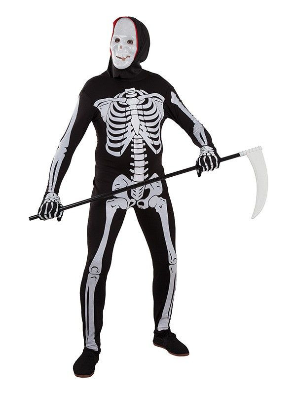 Para construir A tiempo facil de manejar Disfraz esqueleto - Comprar en Tienda Disfraces Bacanal