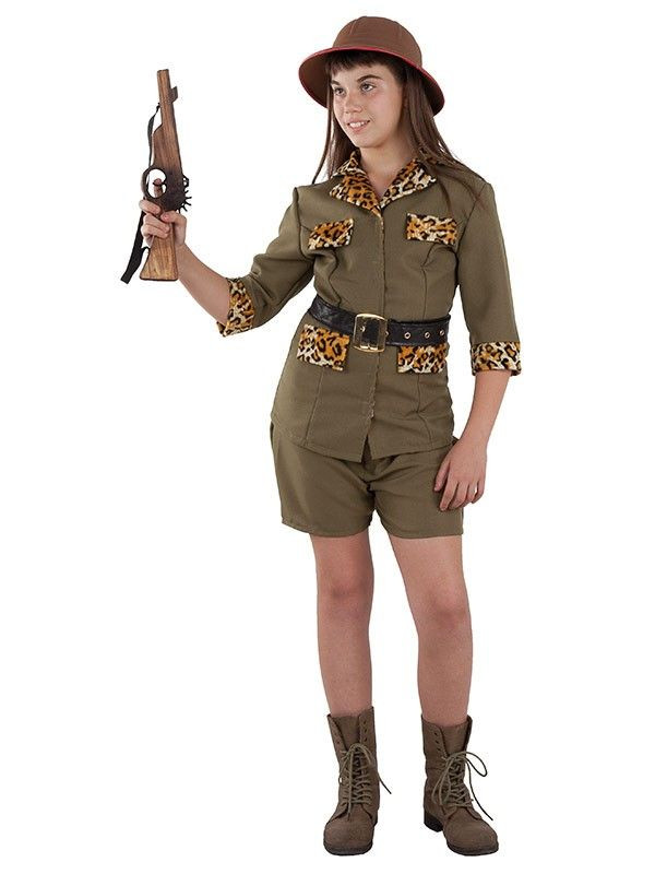 no pueden ver Chaise longue vapor Disfraz exploradora safari niña - Comprar en Tienda Disfraces Bacanal