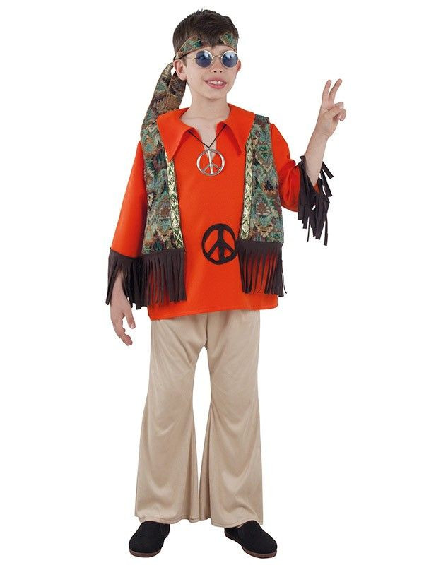 crisis embargo matiz Disfraz de Hippie para niño - Comprar en Tienda Disfraces Bacanal