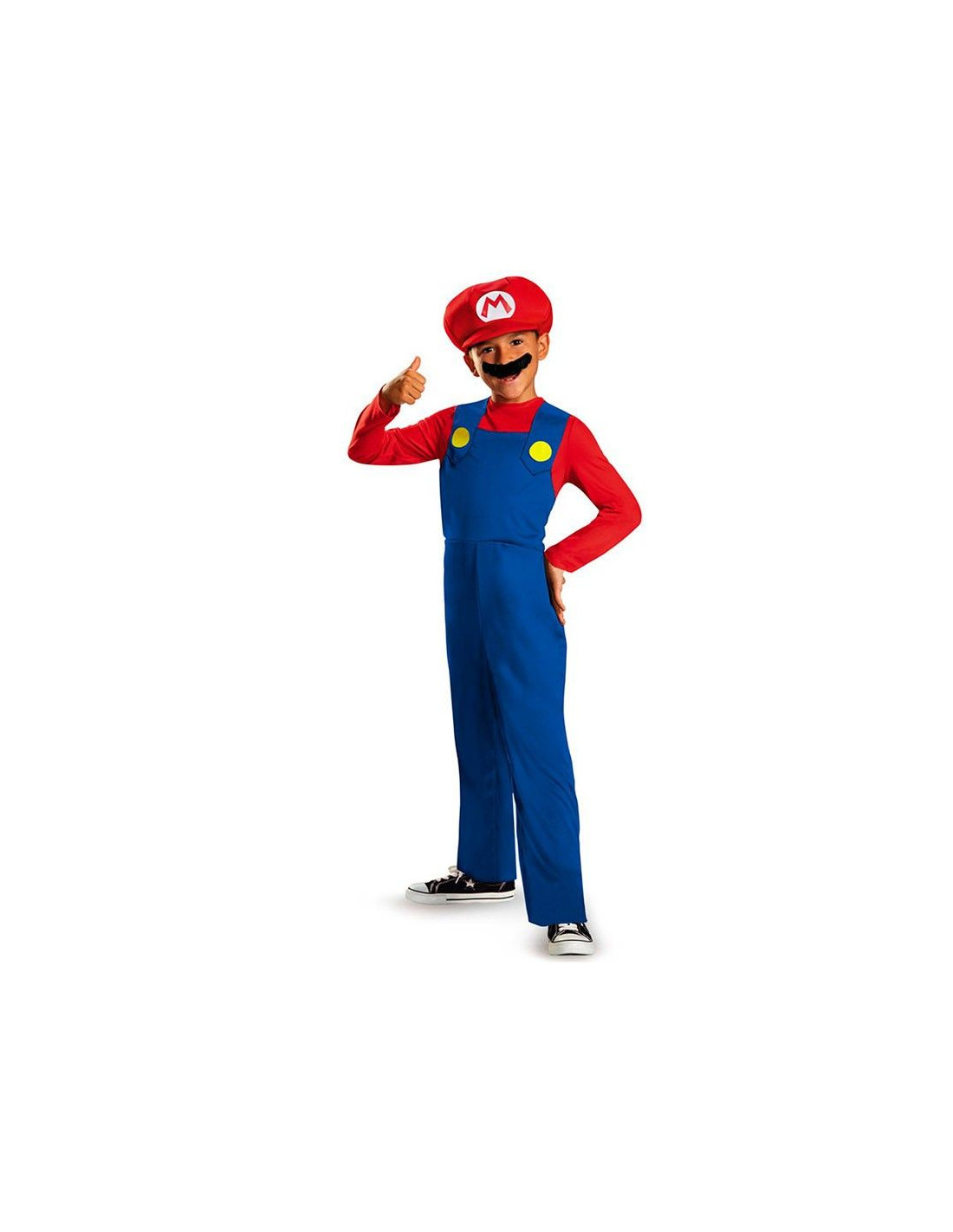 Repelente frijoles Absoluto Disfraz Mario Bros para niño - Comprar en Tienda Disfraces Bacanal