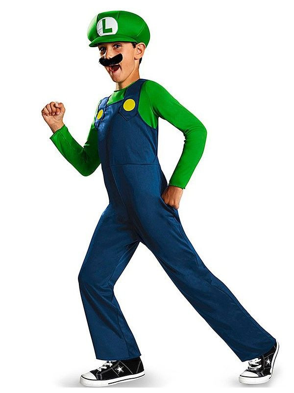 Entender mal Náutico deuda Disfraz Luigi para niño - Comprar en Tienda Disfraces Bacanal