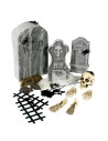 Set decoración Halloween cementerio