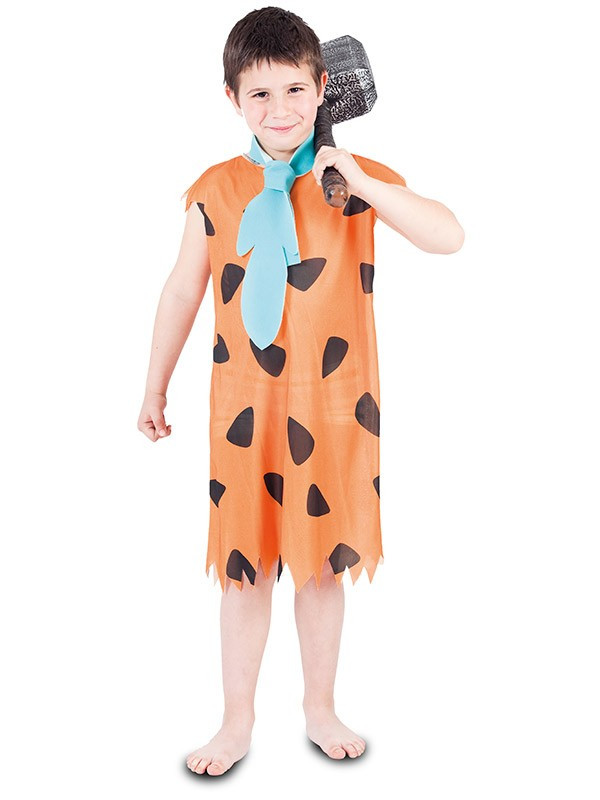 Disfraz troglodita naranja niño - Comprar en Tienda Disfraces Bacanal