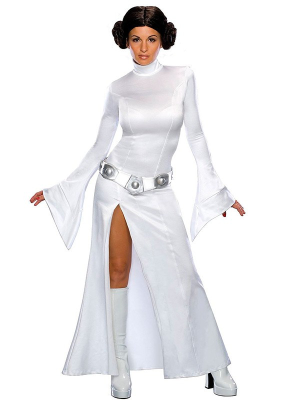 maldición Espíritu guía Disfraz Princesa Leia deluxe para mujer - Comprar en Tienda Disfraces  Bacanal