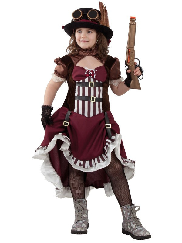 Disfraz steampunk niña