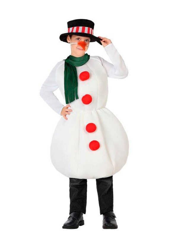 Hacer la cena artículo Querer Disfraz muñeco nieve infantil - Comprar en Tienda Disfraces Bacanal