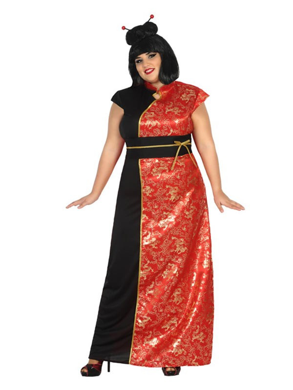 Disfraz de china talla grande - Comprar en Tienda Disfraces Bacanal