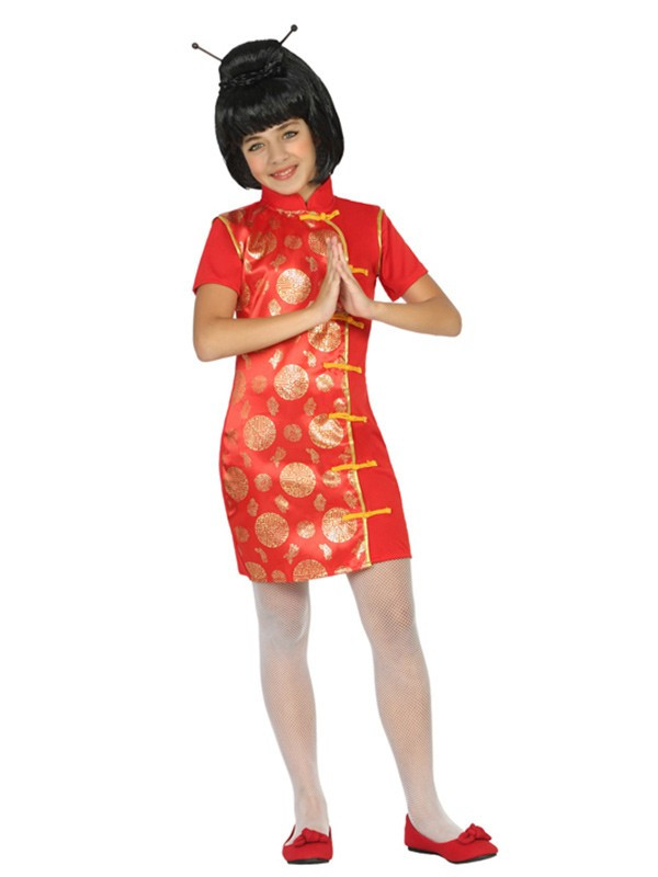 Disfraz de China para niña - Comprar en Tienda Disfraces Bacanal