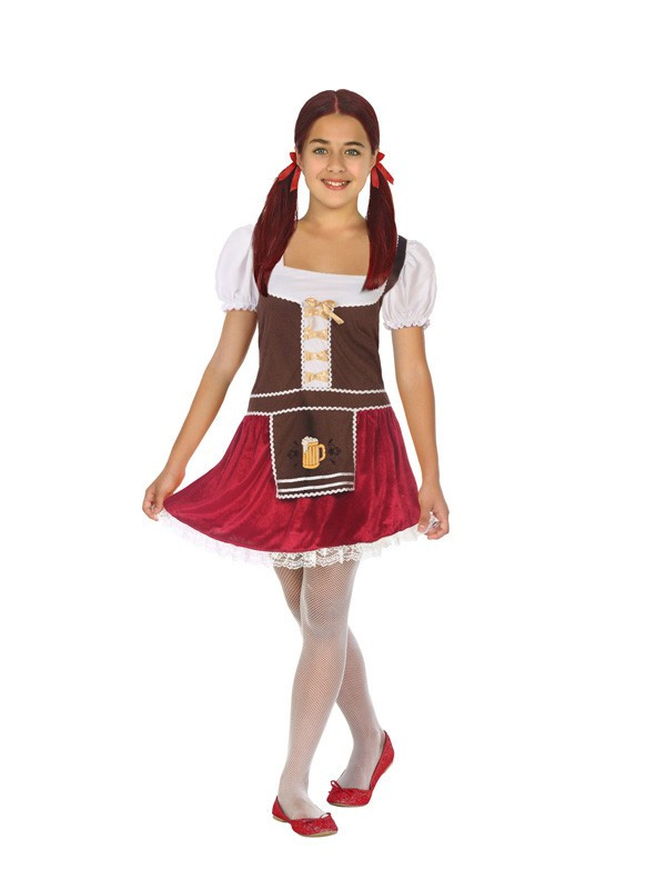 marca Cartero cortar Disfraz de Bávara Oktoberfest para niña - Comprar en Tienda Bacanal