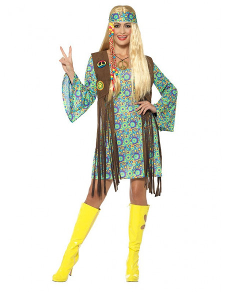 Disfraz hippie años 60 para - Comprar en Tienda