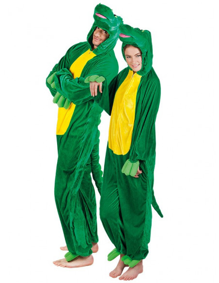  Disfraz de cocodrilo para adultos, tamaño estándar para adultos,  Verde : Ropa, Zapatos y Joyería