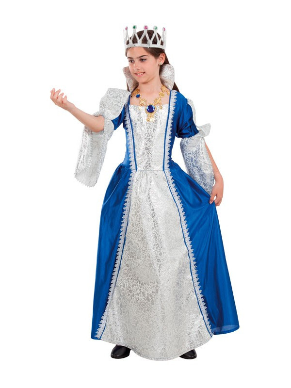 Disfraz de Princesa azul niña