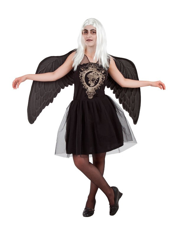 Disfraz de Ángel negro mujer - Comprar en Disfraces Bacanal