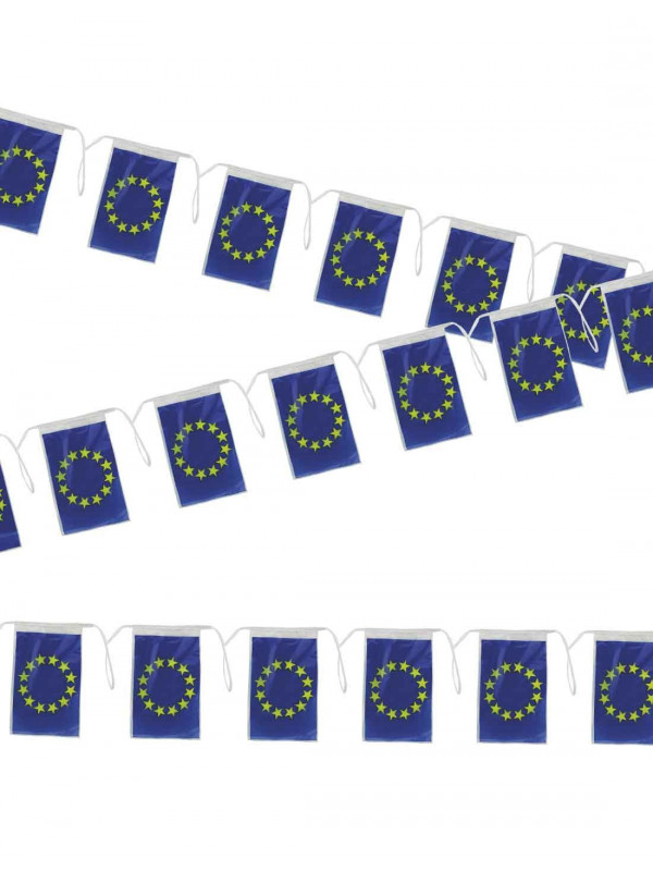 Bandera plástico de Europa