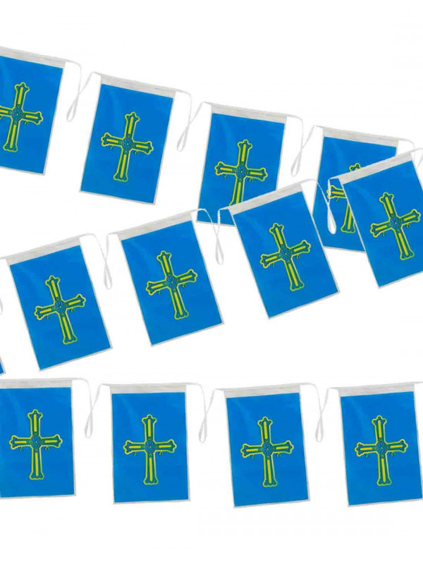 Bandera plástico de Asturias
