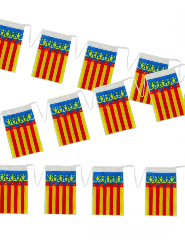 Bandera plástico Comunidad Valencia