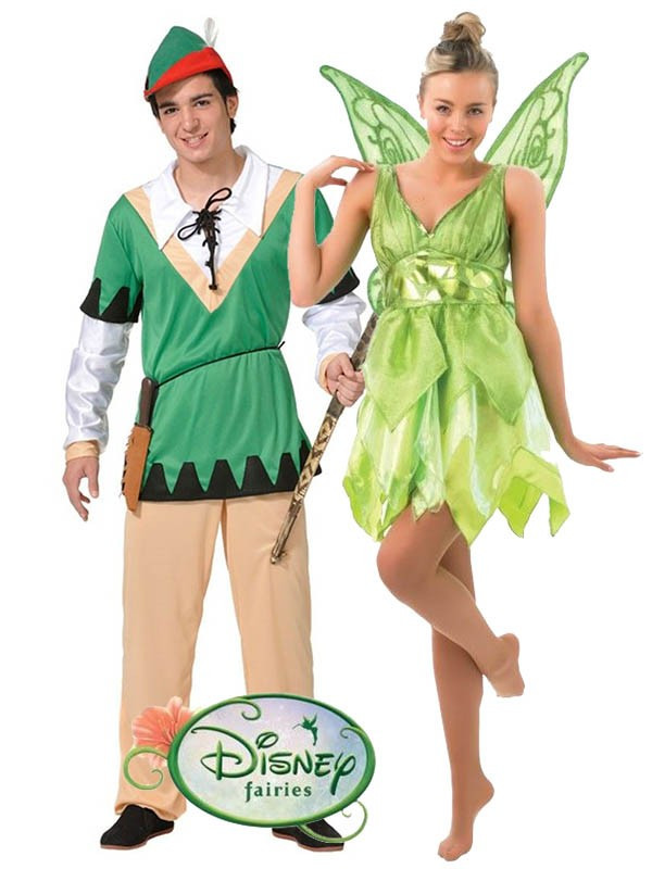 Disfraz en pareja Peter Pan y Campanilla - Comprar en ...