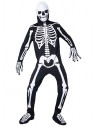 Disfraz de esqueleto que brilla para adulto
