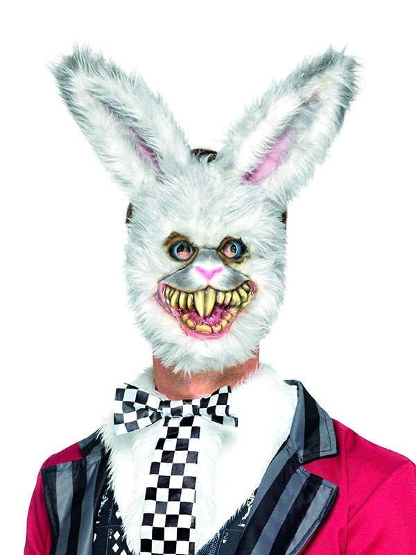 Máscara de conejo diabólico