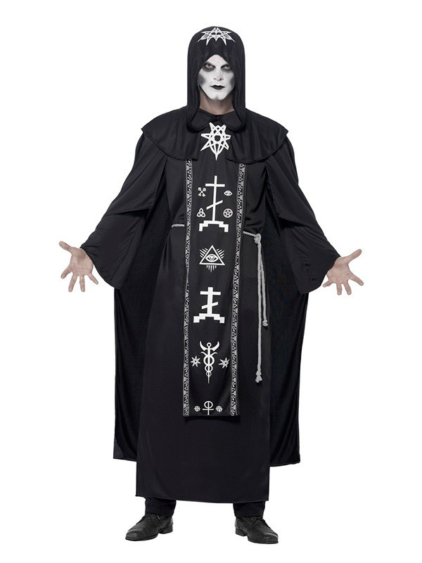Disfraz de sacerdote de las artes oscuras unisex