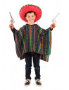 Poncho mexicano infantil