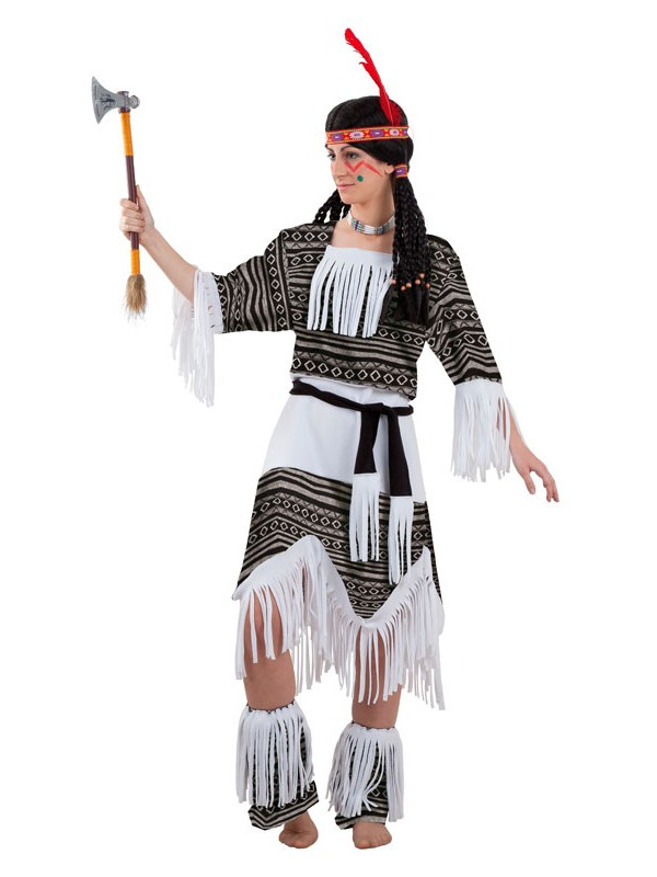 Absolutamente intelectual productos quimicos Disfraz india cherokee para mujer - Comprar en Disfraces Bacanal