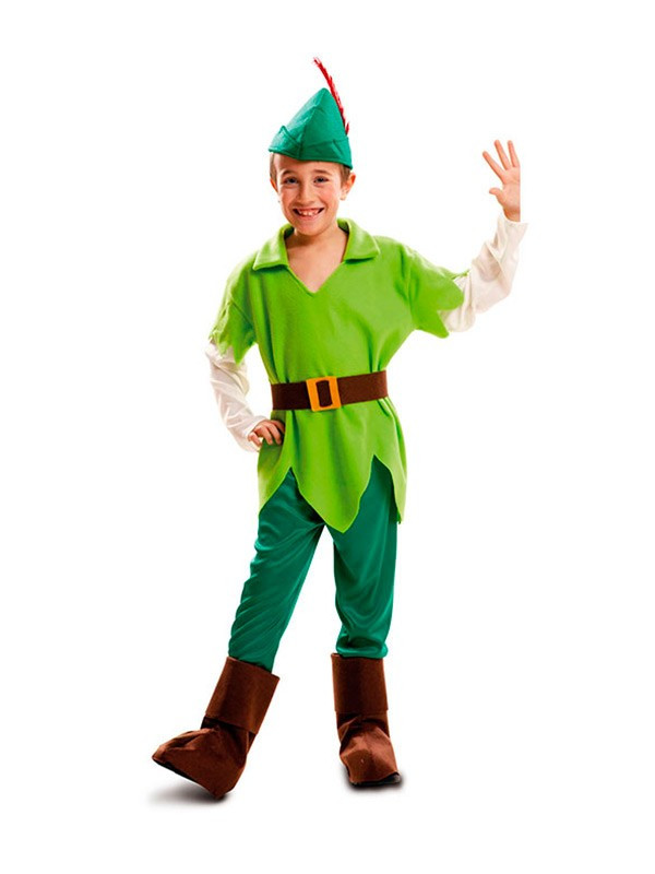 Agente de mudanzas Majestuoso Hazlo pesado Disfraz de Peter Pan infantil - Entrega en 24h|Comprar en Disfraces Bacanal
