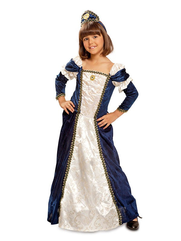 Araña de tela en embudo compañera de clases derrocamiento Disfraz doncella medieval para niña - Compra en Disfraces Bacanal