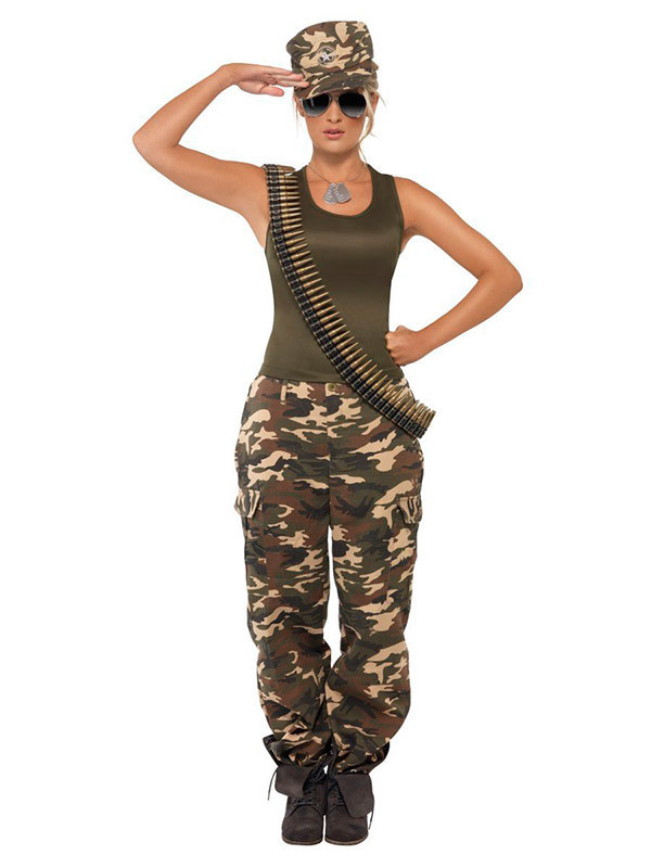 Disfraz de militar para mujer - 24h|Compra en Disfraces Bacanal