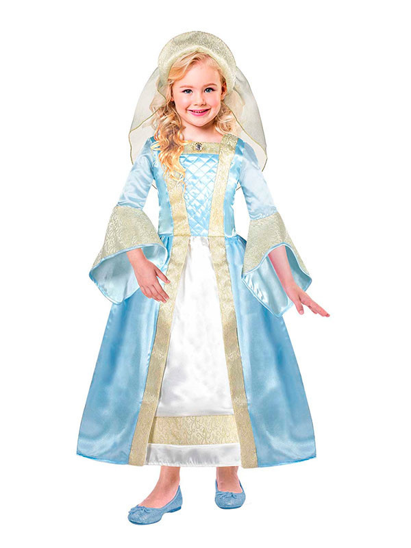 Disfraz medieval Tudor para niña