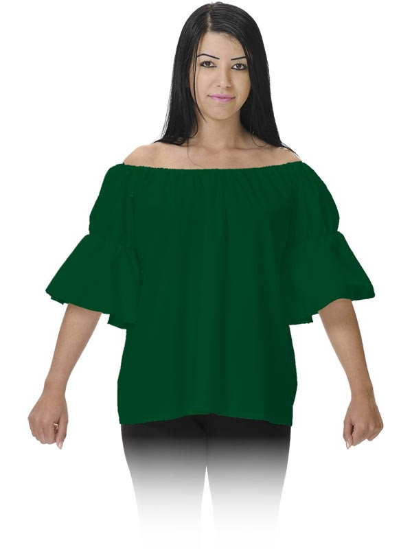 Camisa de tabernera medieval verde