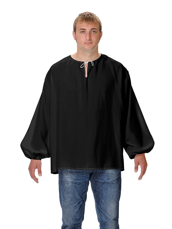 Camisas medievales de mesonero negro
