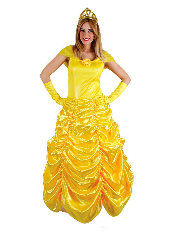 Disfraz Princesa Amarilla mujer