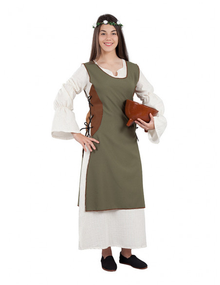 Disfraz campesina medieval para mujer - Comprar Disfraces Bacanal