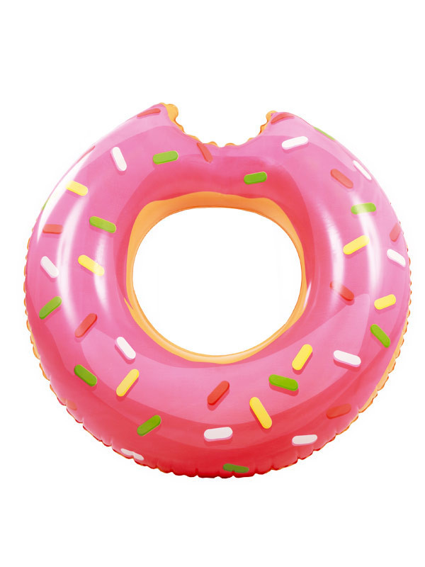 Isla Stewart Popa cálmese Flotador de Donut Rosa - El Flotador del verano 2019 ¡Cómete el donut!