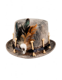 Sombrero de paja desfilorchado - Comprar en Tienda Disfraces Bacanal