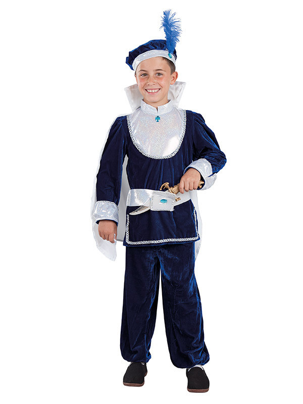 Disfraz de principito azul infantil
