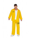 Disfraz de preso amarillo para hombre