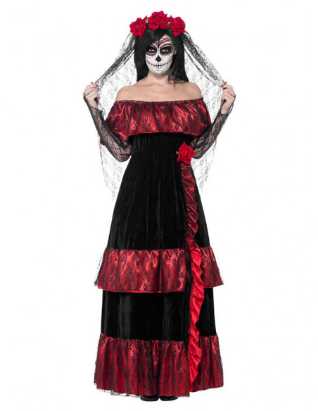 pereza espontáneo suspicaz Disfraz novia de la Muerte Mexicana - Comprar en Disfraces Bacanal