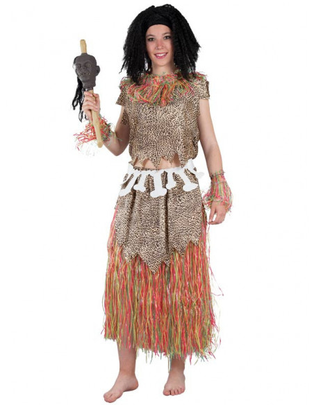 Disfraz de Bar para mujer, tocado de plumas de la tribu Africana