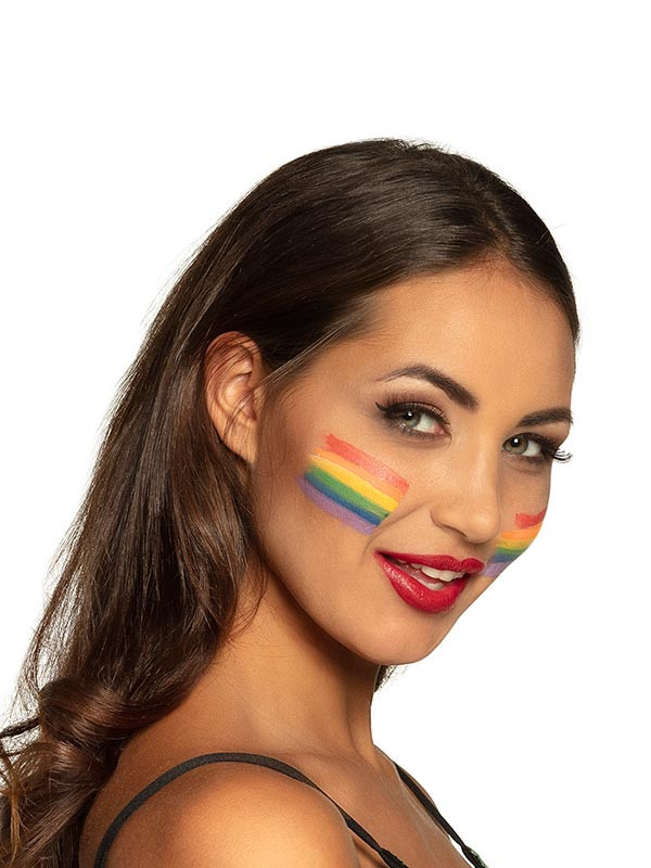 Maquillaje Arcoíris Carnaval | Disfraces Bacanal