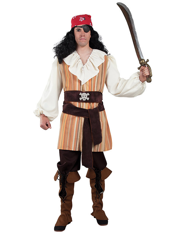 masa Empresa Descubrimiento Disfraz pirata para adulto - Envío en 24h|Comprar en Disfraces Bacanal